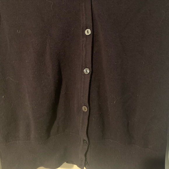 H&M Navy blue button-up cardigan - Picture 4 of 5